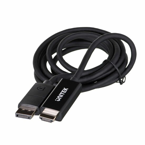 DisplayPort naar HDMI Kabel Unitek V1608A Zwart 1,8 m 1