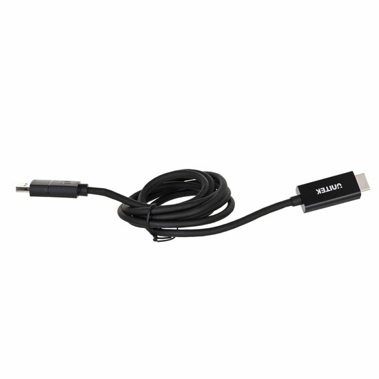 DisplayPort naar HDMI Kabel Unitek V1608A Zwart 1,8 m 6