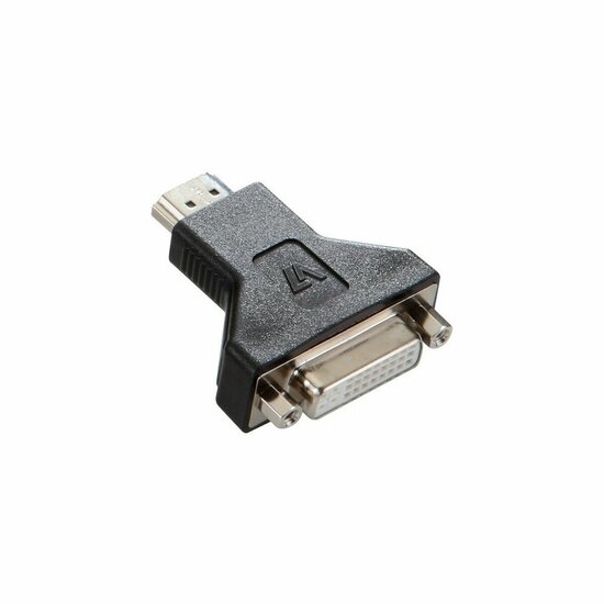 Adapter DVI-D naar HDMI V7 V7E2HDMIMDVIDF-ADPTR Zwart 1