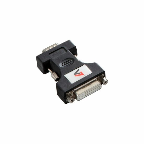 Adapter DVI-I naar VGA V7 V7E2VGAMDVIIF-ADPTR  Zwart 1