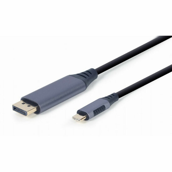 Adapter HDMI naar DVI GEMBIRD CC-USB3C-DPF-01-6 Zwart/Gris 1,8 m 2