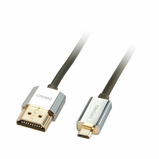 Kabel HDMI naar Micro HDMI LINDY 41680 50 cm Zwart/Gris 1