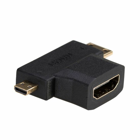 Adapter HDMI naar Micro HDMI Akyga AK-AD-23 Mini HDMI Zwart 2