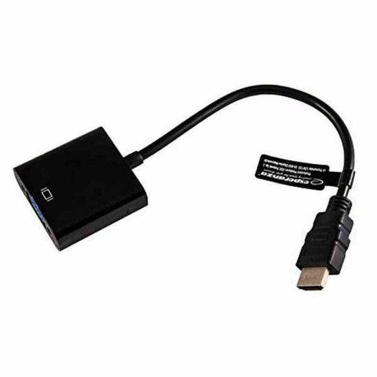 Adapter HDMI naar VGA GEMBIRD S0223205 1080 px 60 Hz Zwart 15 cm 1