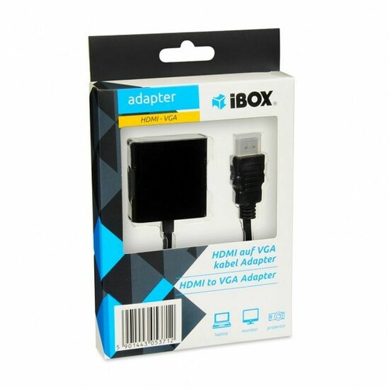 Adapter HDMI naar VGA Ibox IAHV01 Zwart 4