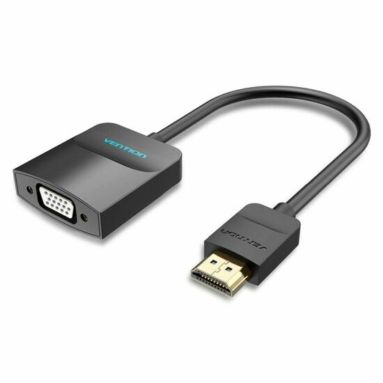 Adapter HDMI naar VGA met Audio Vention 42161 15 cm 1