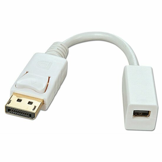 Mini DisplayPort naar DisplayPort-Adapter LINDY 41060 Wit 1