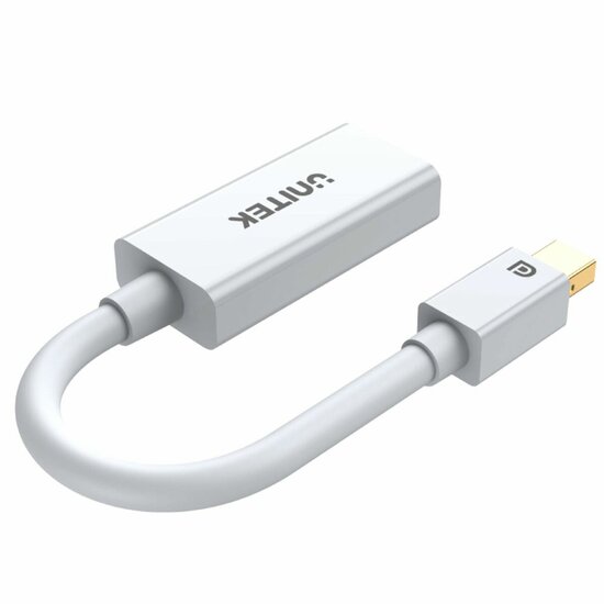 Adapter Mini DisplayPort naar HDMI Unitek Y-6331 Wit 20 cm 2