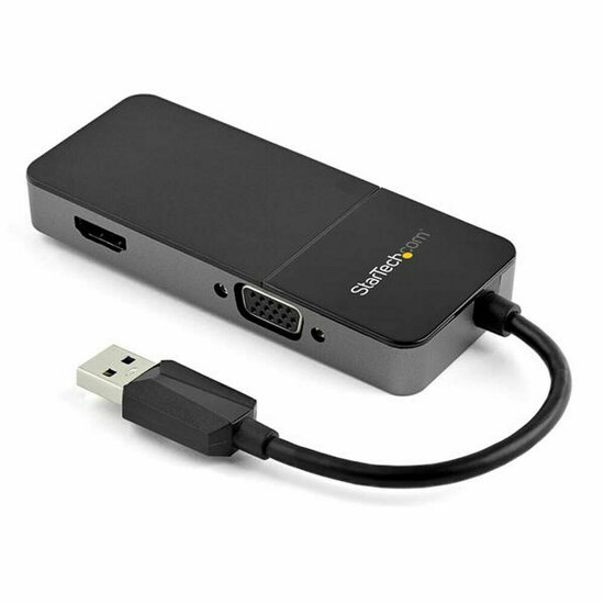 Adapter USB naar VGA/HDMI Startech USB32HDVGA Zwart 4K Ultra HD 1