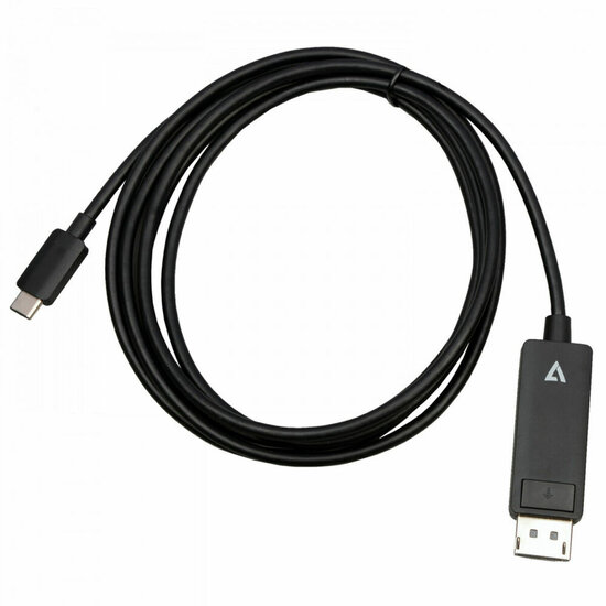 Adapter USB-C naar DisplayPort V7 V7USBCDP14-2M        (2 m) 8K Ultra HD 1