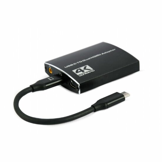 Kabel USB-C naar HDMI GEMBIRD A-CM-HDMIF2-01 Zwart 1