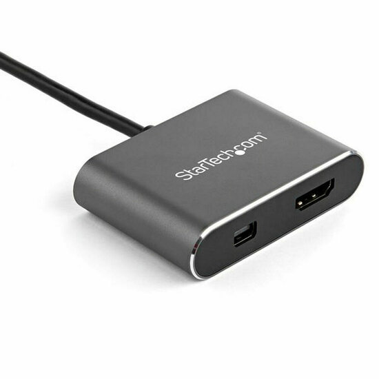 Adapter USB-C naar HDMI/MiniDisplayPort Startech CDP2HDMDP 4K Ultra HD 2