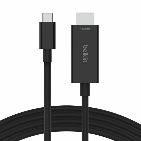 Kabel USB-C naar HDMI Belkin AVC012bt2MBK Zwart 2 m 1