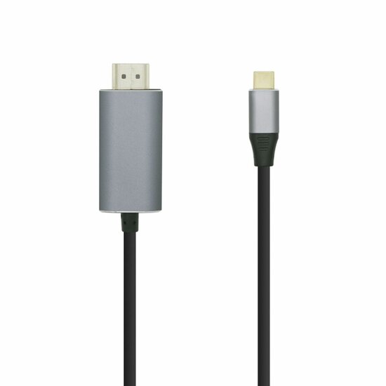 Kabel USB-C naar HDMI Aisens A109-0392 Zwart 80 cm 4K Ultra HD 1