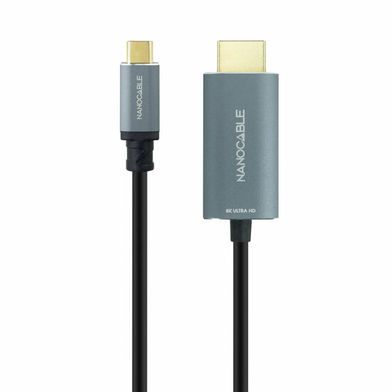 Kabel USB-C naar HDMI NANOCABLE 10.15.5162 1,8 m Zwart 8K Ultra HD 2