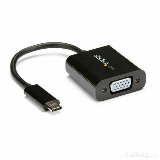 Adapter USB-C naar VGA Startech CDP2VGA Zwart 1