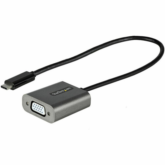 Kabel USB-C naar VGA Startech CDP2VGAEC Zwart 1