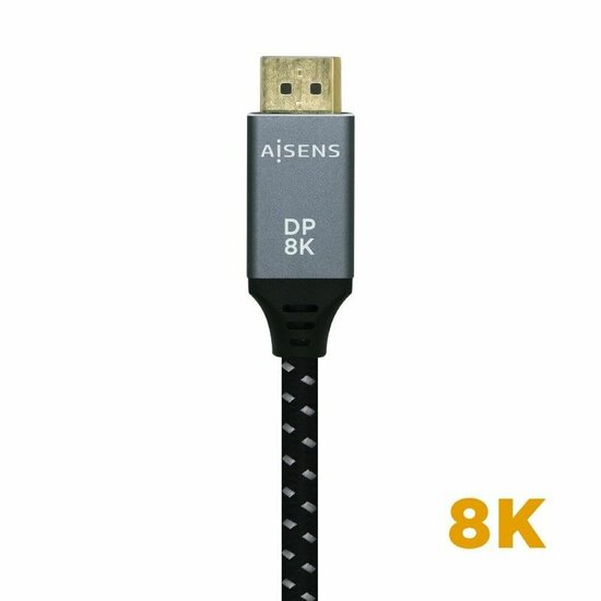 DisplayPort kabel Aisens A149-0435 Zwart Zwart/Gris 1 m 2