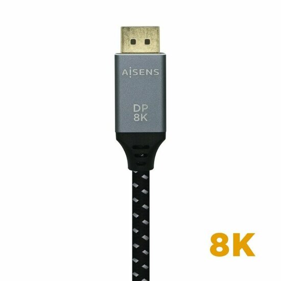 DisplayPort kabel Aisens A149-0435 Zwart Zwart/Gris 1 m 3