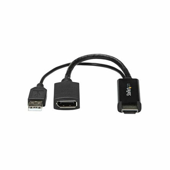 Adapter DisplayPort naar HDMI Startech HD2DP                Zwart 4K 2