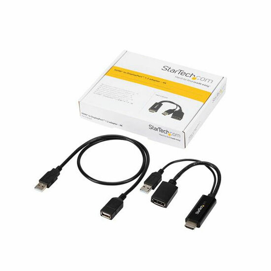 Adapter DisplayPort naar HDMI Startech HD2DP                Zwart 4K 3