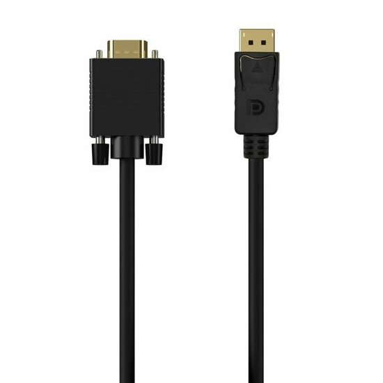 Adapter DisplayPort naar VGA Aisens A125-0552 Zwart 1 m 2