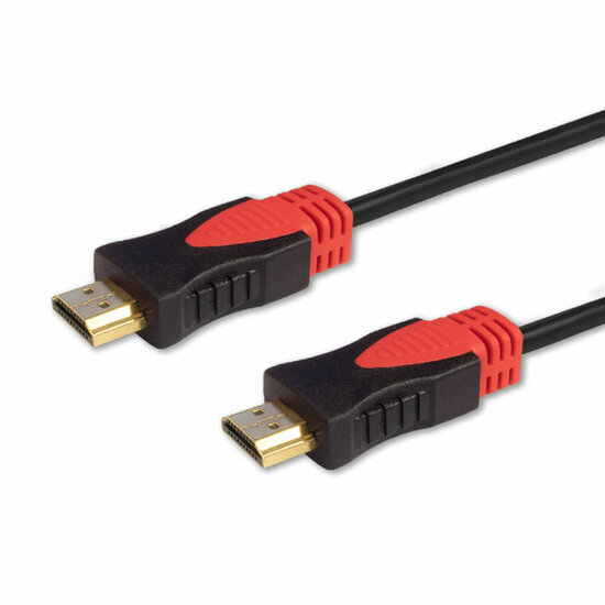 HDMI-Kabel Savio CL-95 Zwart Rood 1,5 m 1