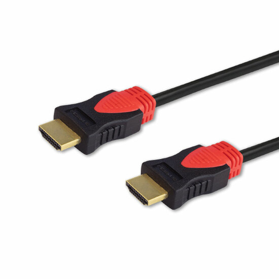 HDMI-Kabel Savio CL-95 Zwart Rood 1,5 m 2