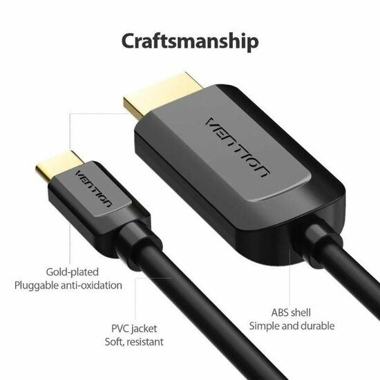 HDMI-Kabel Vention CGUBF 1 m 3