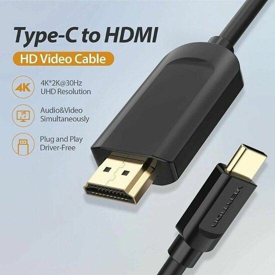 HDMI-Kabel Vention CGUBF 1 m 4