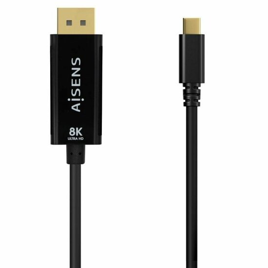 Adapter USB-C naar DisplayPort Aisens A109-0688 Zwart 80 cm 2