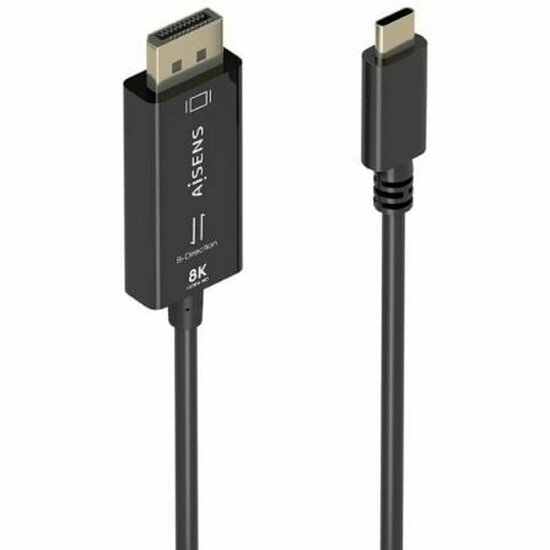 Kabel USB-C naar DisplayPort Aisens A109-0879 Zwart 1,8 m 1