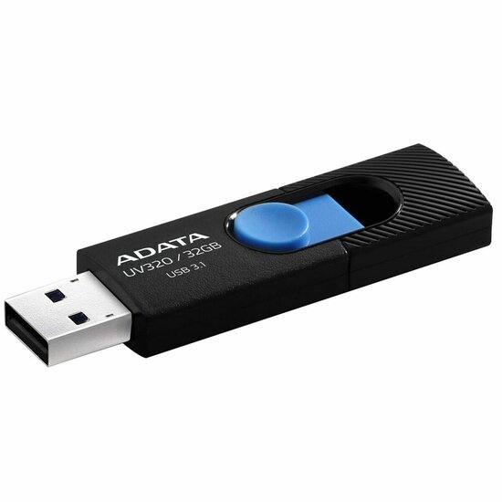 USB stick Adata UV320 Zwart Zwart/Blauw 32 GB 1