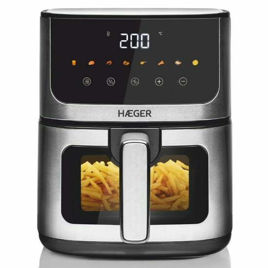 Airfryer Haeger Magic Window Grijs 1400 W 1