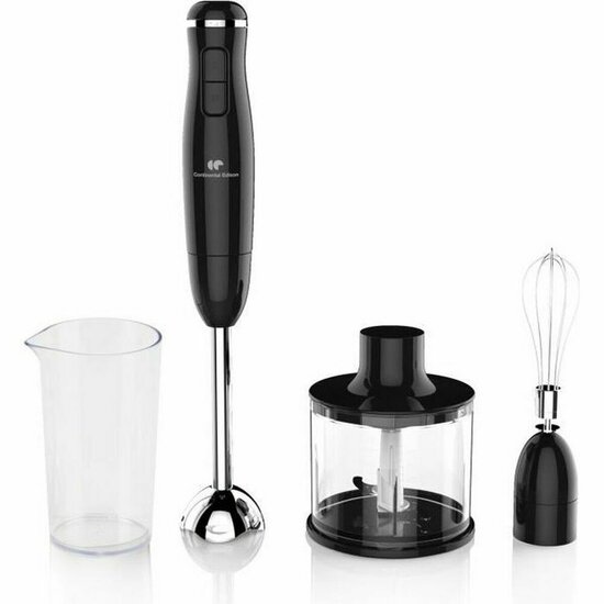 Multifunctionele Staafmixer met Accessoires Continental Edison CEHB01 Zwart 400 W 1