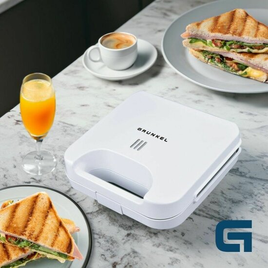 Tosti-ijzer Grunkel SAN-CC BL Wit 750 W Dubbel 3