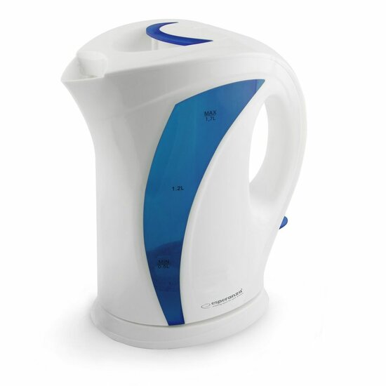 Waterkoker Esperanza EKK018G  Blauw Wit Plastic 2200 W 1,7 L 1