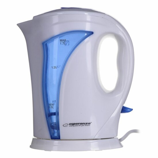 Waterkoker Esperanza EKK018G  Blauw Wit Plastic 2200 W 1,7 L 2