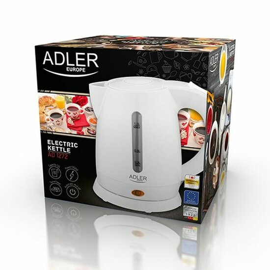 Waterkoker Adler AD 1272 Wit Hazelnoot Plastic 1600 W 1 L 5