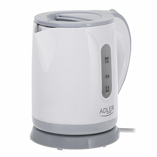 Waterkoker Adler AD 1371g Wit Grijs Polypropyleen 850 W 0,8 L 3