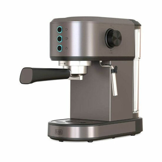 Expresso Koffiemachine Black &amp; Decker BXCO1350E Zilverkleurig 1350 W 1