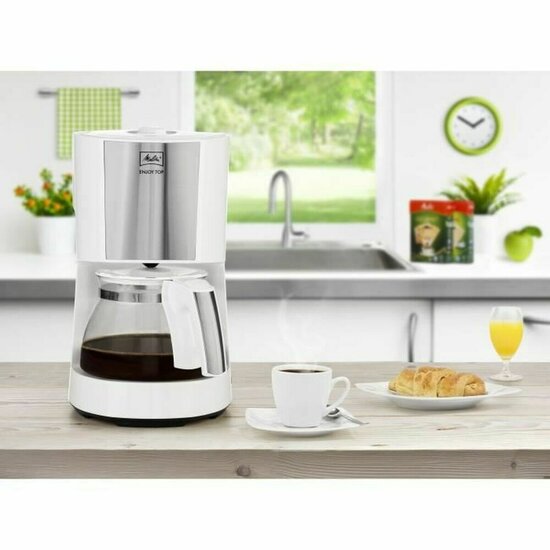 Drip Koffiemachine Melitta ENJOY TOP GLASS 1017-03 1000 W Wit 1000 W 1 L 1,2 L 3