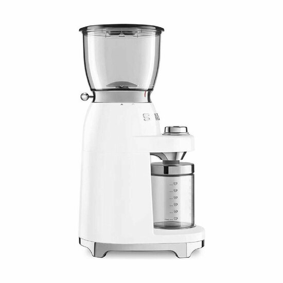 Elektrische koffiemolen Smeg CGF01WHEU 150 W Wit 350 g 4