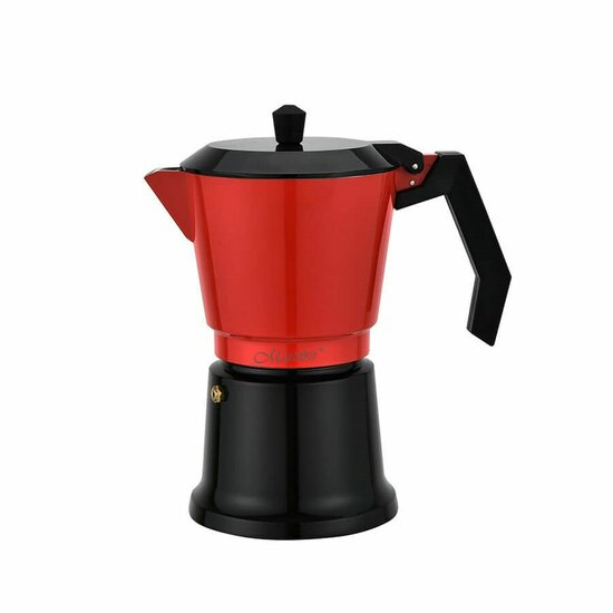 Percolator Feel Maestro MR-1657-9 Zwart Rood Aluminium 450 ml 9 Kopjes 1