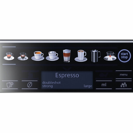 Volautomaat koffiezetapparaat Siemens AG TE657319RW Zwart Grijs 1500 W 2 Koppar 1,7 L 5