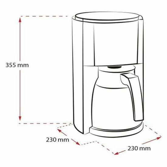 Volautomaat koffiezetapparaat Melitta LOOK III THERM Wit 2