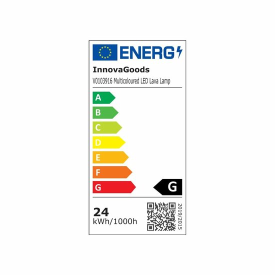 Veelkleurige led-lavalamp Kolemp InnovaGoods 8