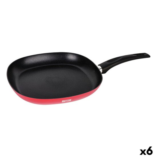 Grillpan Quttin Infinity Rood 28,5 x 47 x 6 cm (6 Stuks) 1