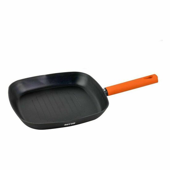 Grillpan Quttin Gastro Zwart Oranje 47 x 29,7 x 4 cm (6 Stuks) 2