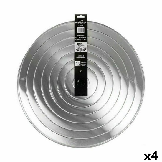 Deksel Braadpan VR Aluminium 70 x 70 x 3 cm (4 Stuks) 1